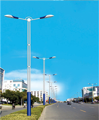 10米12米市电路灯太阳能一体化路灯