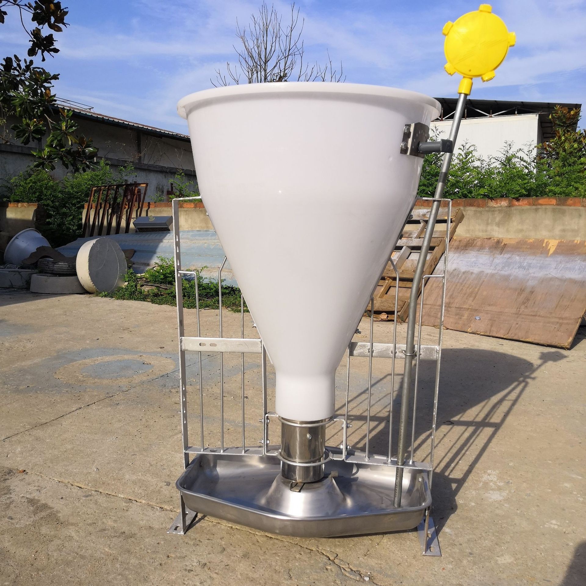 猪食槽自动干湿下料器育肥喂料器