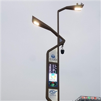  LED一体化5G智慧路灯 道路照明路灯 带监控WIFI信息屏