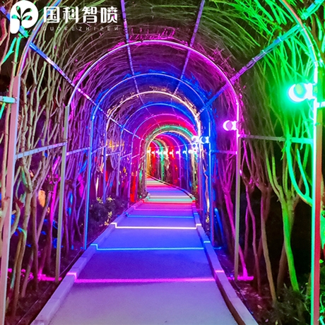 黑龙江城市环境景观楼梯亮化工程,房地产LED户外亮化工程