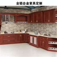 全铝全屋定制规格 简易吊柜厨具柜收纳柜 家具铝合金材料