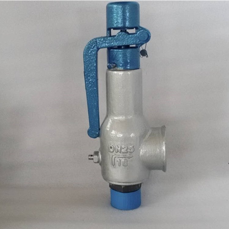 微启丝扣弹簧式安全阀a27w10t16t弹簧式安全阀空压机安全阀dn050