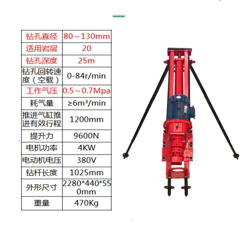  一體式潛孔鉆機排名_一體潛孔鉆機機型報價