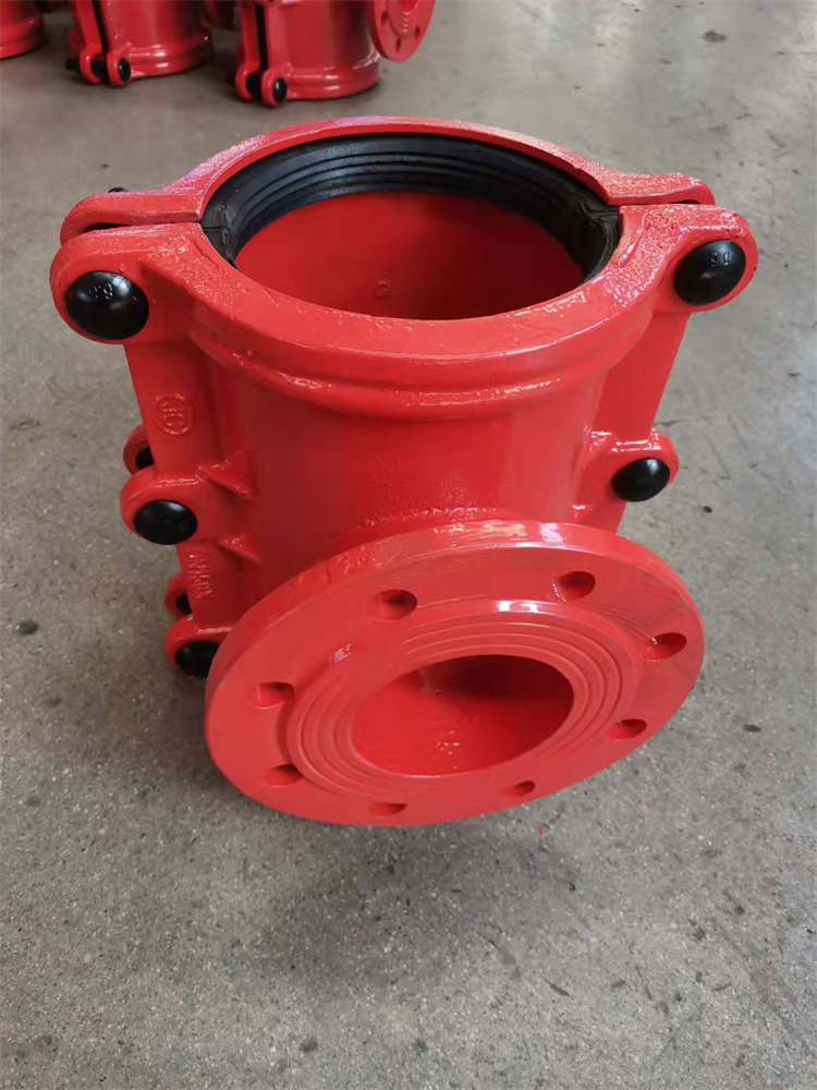 现全密封法兰三通货 p200*100 分水哈夫节三通 江皓钢管使用