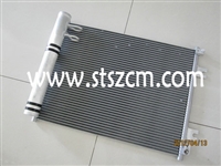小松平地机配件GD675空调冷凝器56E-07-21133 小松冷凝器