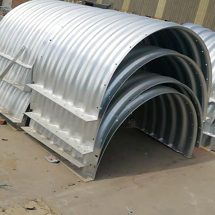 公路扩建钢板波纹管涵 隧道涵洞加固金属波纹涵管 旧桥维修波纹板