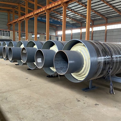  DN600钢套钢预制直埋蒸汽保温钢管 聚氨酯保温管钢套钢保温钢管