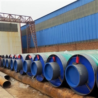 预制直埋防腐管道 DN500聚氨酯管 钢套钢蒸汽保温管