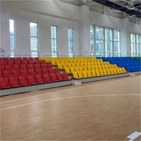  临时移动活动观看台 手动伸缩看台座椅 永泰体育支持定制 