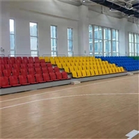  临时移动活动观看台 手动伸缩看台座椅 永泰体育支持定制 