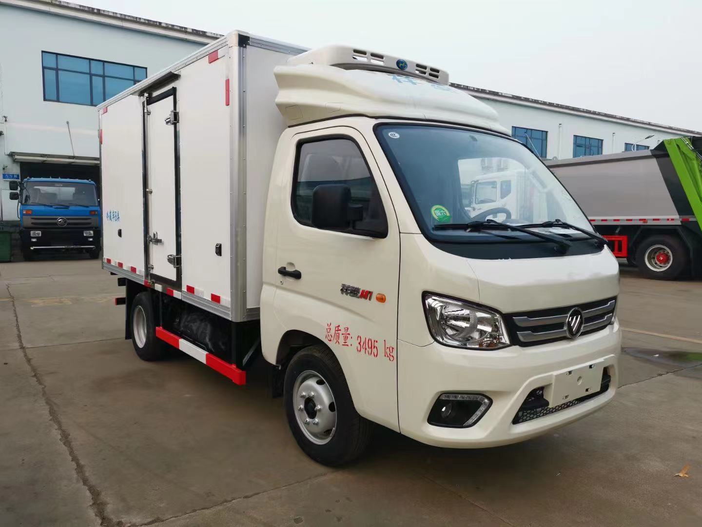 福田微卡蓝牌冷藏车可分期付款小型冷藏车