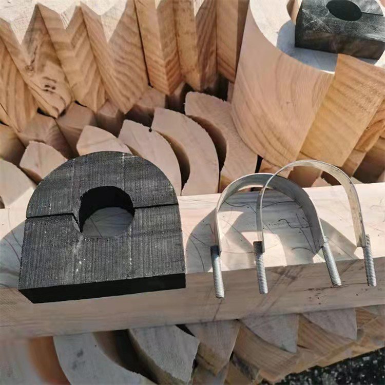 防腐管道木托 空调管道木托安装固定作用 防腐木托做工按国家标准生产