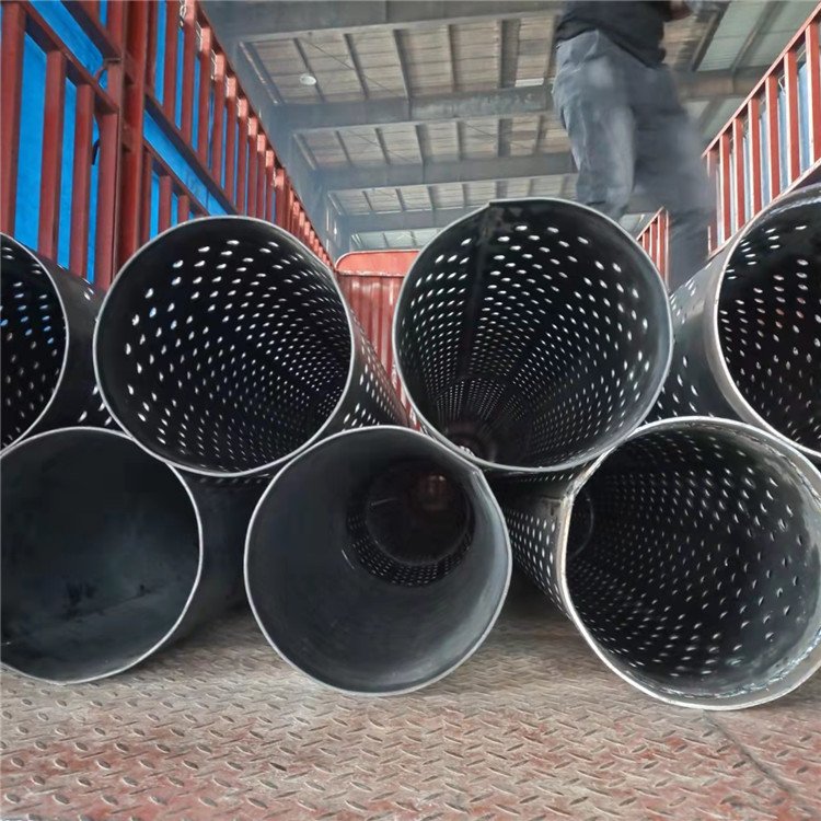 打井用钢管滤水管400mm桥式过滤管