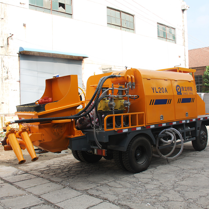 液压湿喷机供应商 gsp-d混凝土湿喷机液压喷浆机 混凝土车载湿喷机