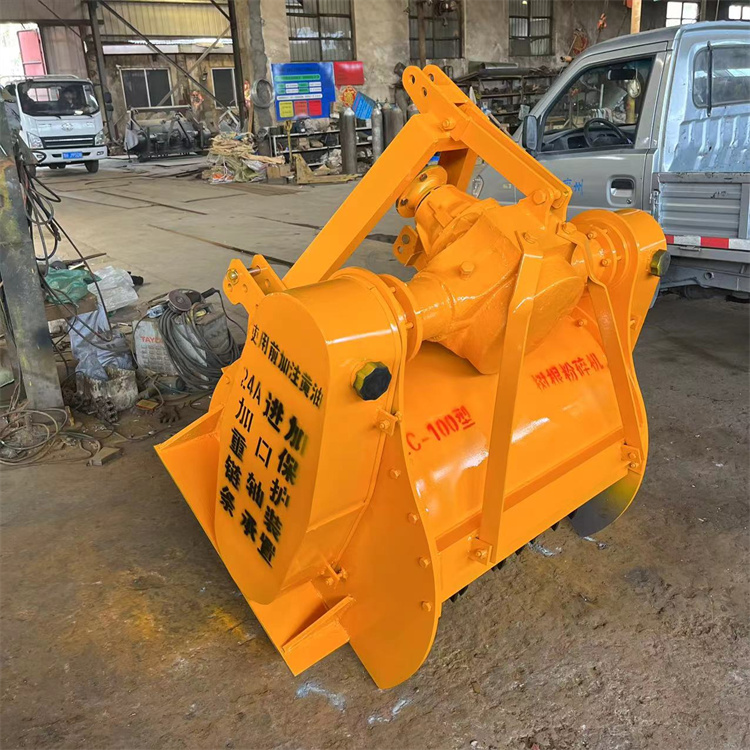 粉树墩机器树墩打烂机树根破碎机大车带动树墩粉碎机树木疙瘩打碎机