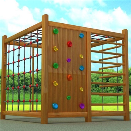 定制儿童攀爬架幼儿园木质攀登架博美