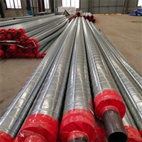  供暖用热水输送 镀锌铁皮架空保温管  聚氨酯发泡保温层 无缝钢管