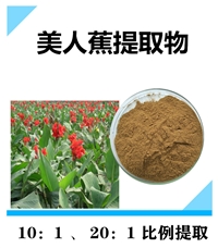 美人蕉提取物 沃特莱斯生物，食品级原料