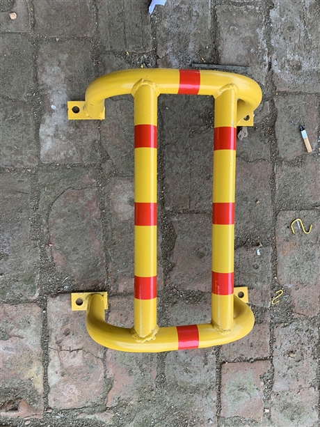 博涵街道用抗冲击防护栏 热镀锌材质 燃气管道防撞护栏