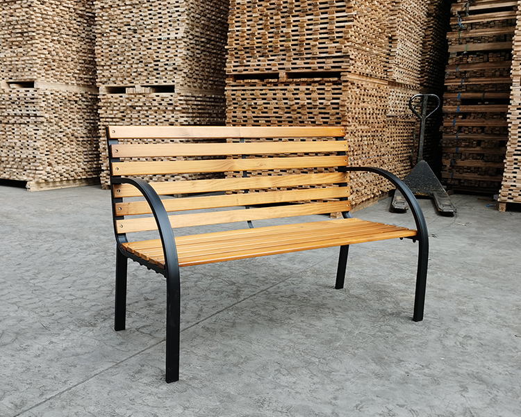 户外金属出口公园椅室外钢管长椅铁质铁艺公园椅景区休息椅