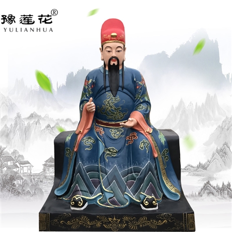 黄飞虎神像寺院供奉三山正神泰山爷神像东岳大帝神像加工定做