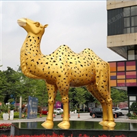 不锈钢骆驼雕塑定制