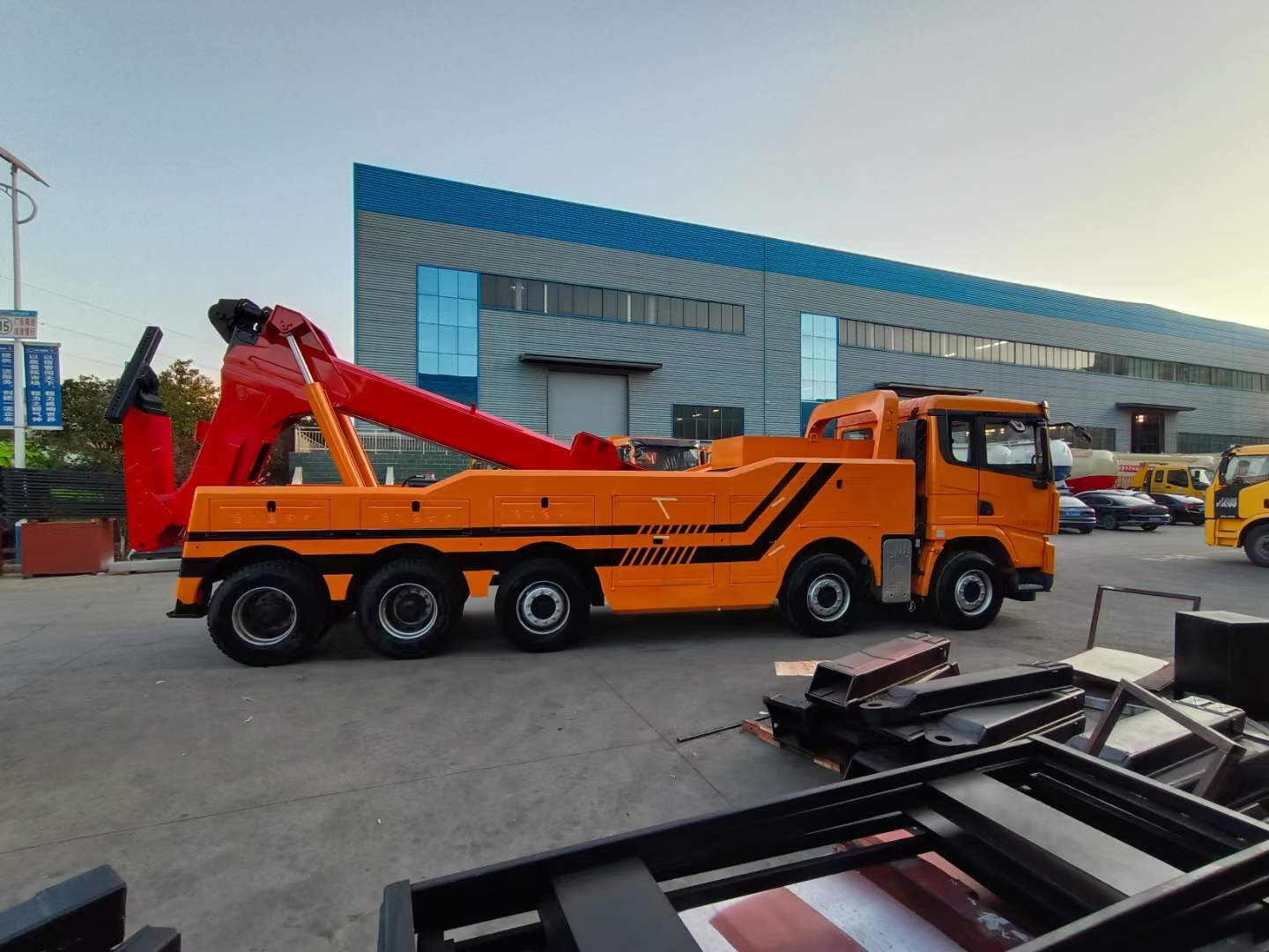 重型清障陕汽10x4清障车