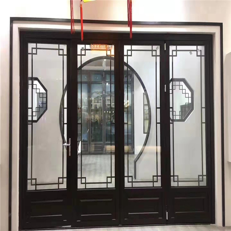 苏州 铝合金玻璃铝合金仿古门窗来图定制
