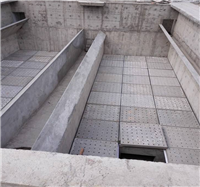 混凝土滤板双层钢筋 V型滤池工程 供货安装铺地面 圆钵内加密保护