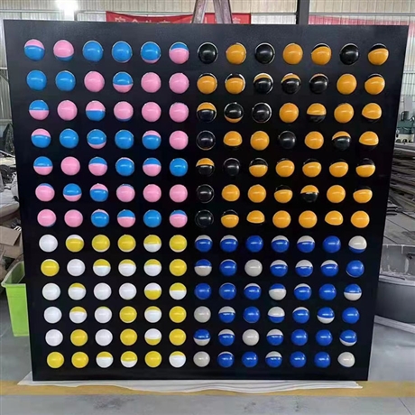 景区双色翻转墙翻转牌公园互动翻翻乐墙户外游乐设备定制博美