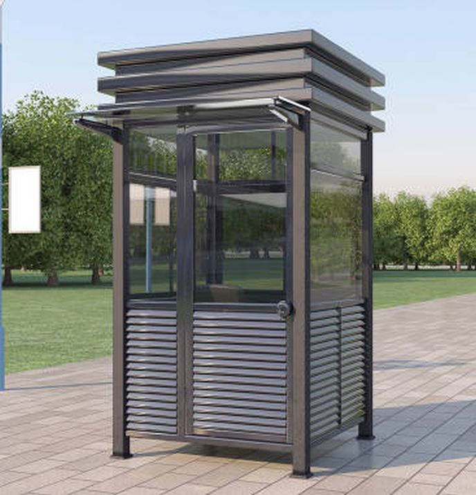 南昌钢结构岗亭厂家直供小区单位学校保安亭