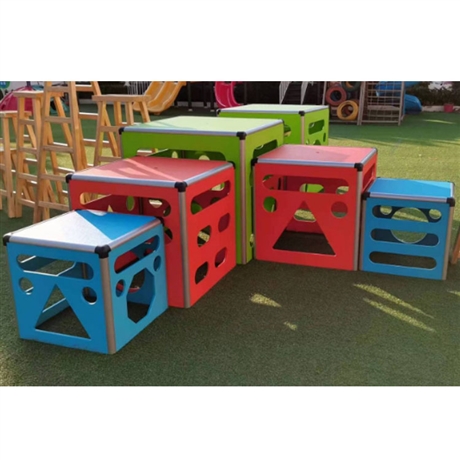 幼儿园安吉方箱户外实木体能感统训练儿童滚筒组合玩具博美