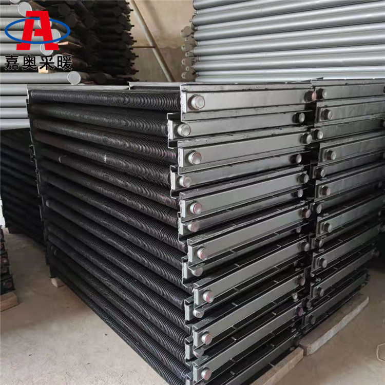 嘉奥 温室大棚翅片管暖气片 河北蒸汽散热翅片SRZ5*5X