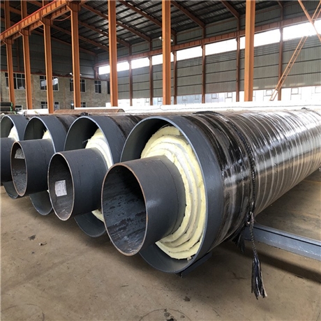 热力工程钢套钢蒸汽保温钢管 预制直埋钢套钢保温钢管 定制大口径