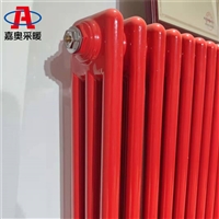 钢制柱形三柱暖气片 SQGZ310三柱钢管散热器 嘉奥