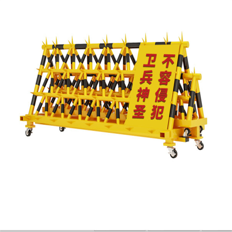 智能电动拒马14米电动伸缩拒马路障道路设施