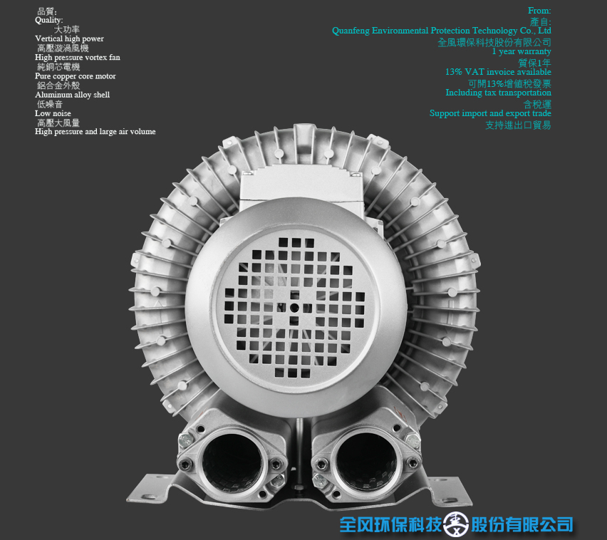 工业高压风机  RB-72S-5 7.5-8.6KW