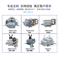 昌西真空断路器ZW20-12F/630A户外高压真空开关价格