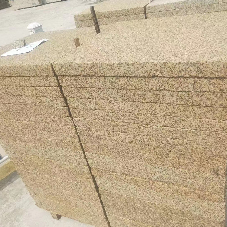 厂家供应黄金麻花岗岩黄金麻光面外墙干挂石材厂家