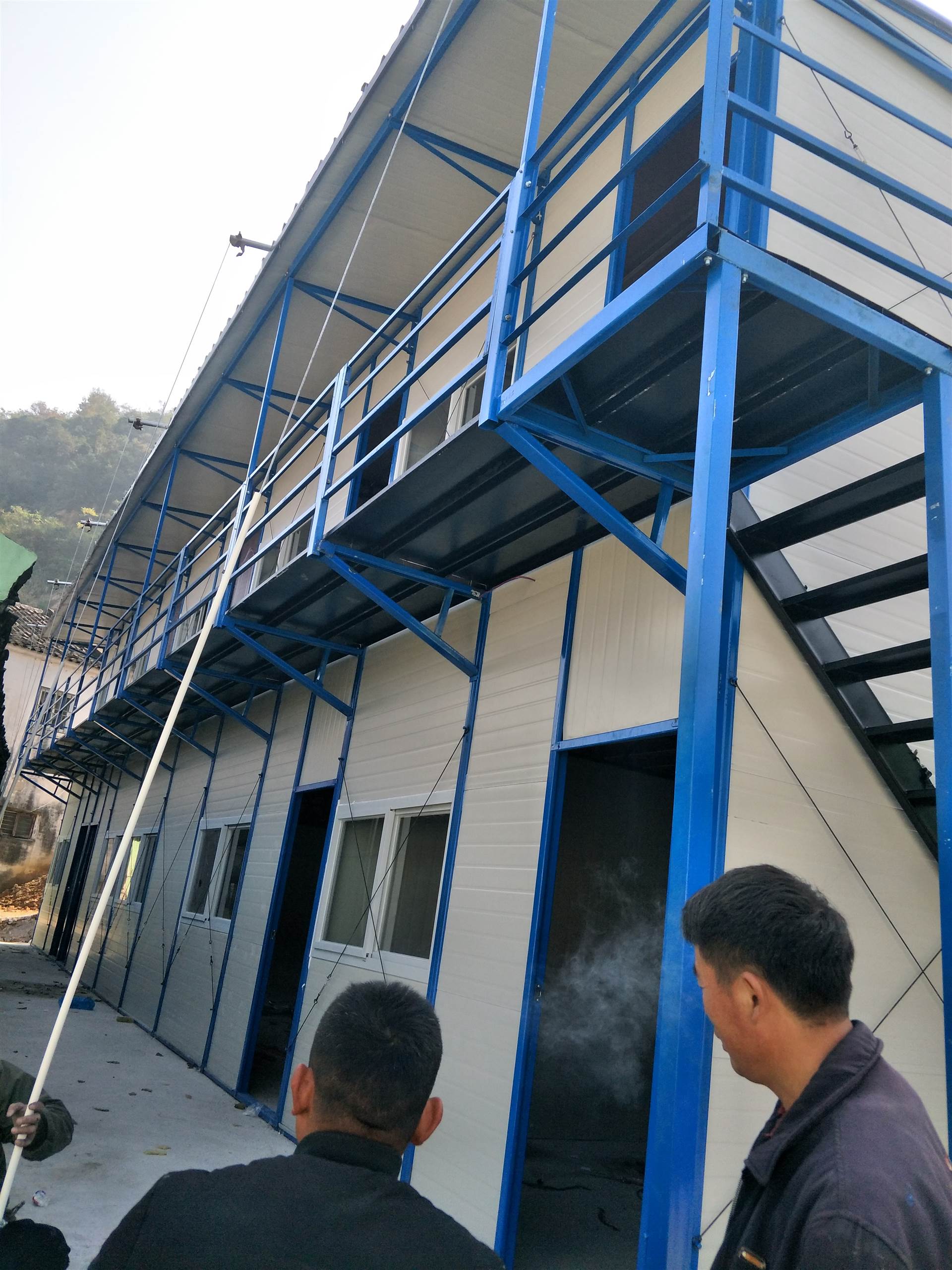 集成式镀锌框架彩钢房 防火板活动板房