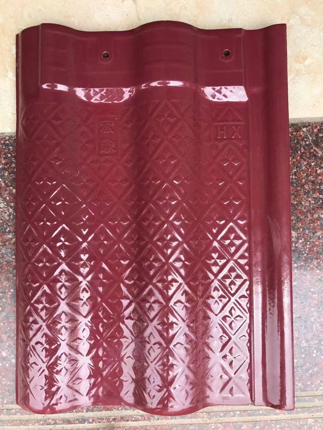 江西景德镇宏象全瓷连锁瓦300400全角斜角ab角厂家批发