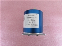 RADIALL R584432734 DC-18GHz 12V SP4T l΢ͬS_P(gun)