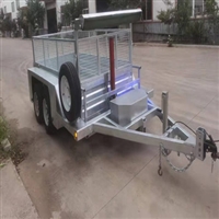 梁山中置轴挂车列车全挂车上高速