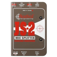 Radial JS2麦克风分配器一进二出无源话筒分配器产品介绍