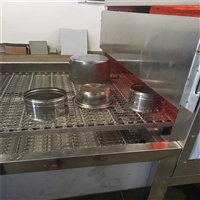 江门除油清洗设备定制 通过式不锈钢厨具清洗设备HT-103
