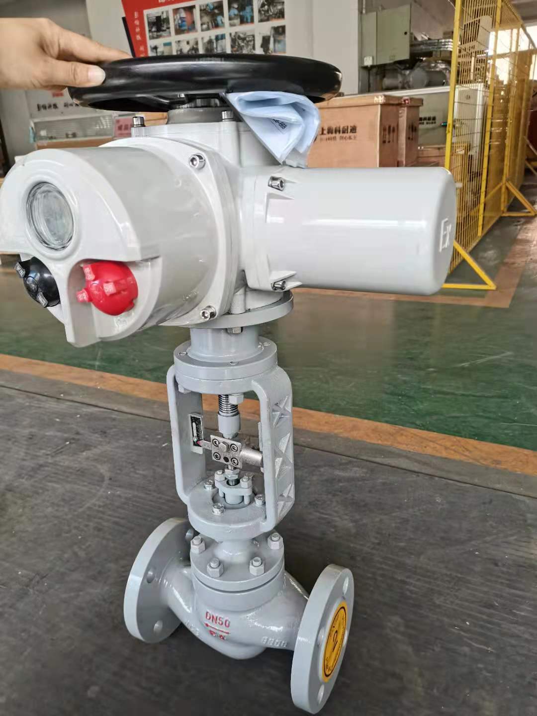 化工厂专用电动调节阀zdlp配套上海科耐迪阀门电装