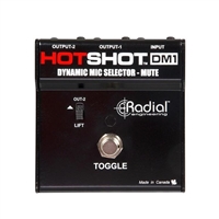 Radial HotShot DM1现场对讲话筒切换开关DI直插盒话筒切换器无源切换器长期销售