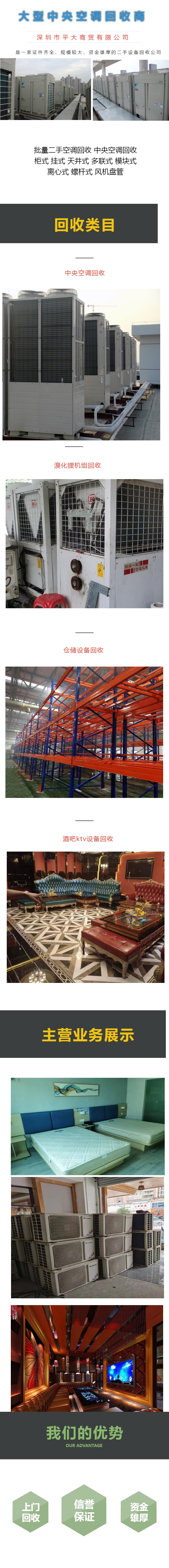 深圳回收二手空调 回收废旧空调 龙岗回收中央空调制冷设备
