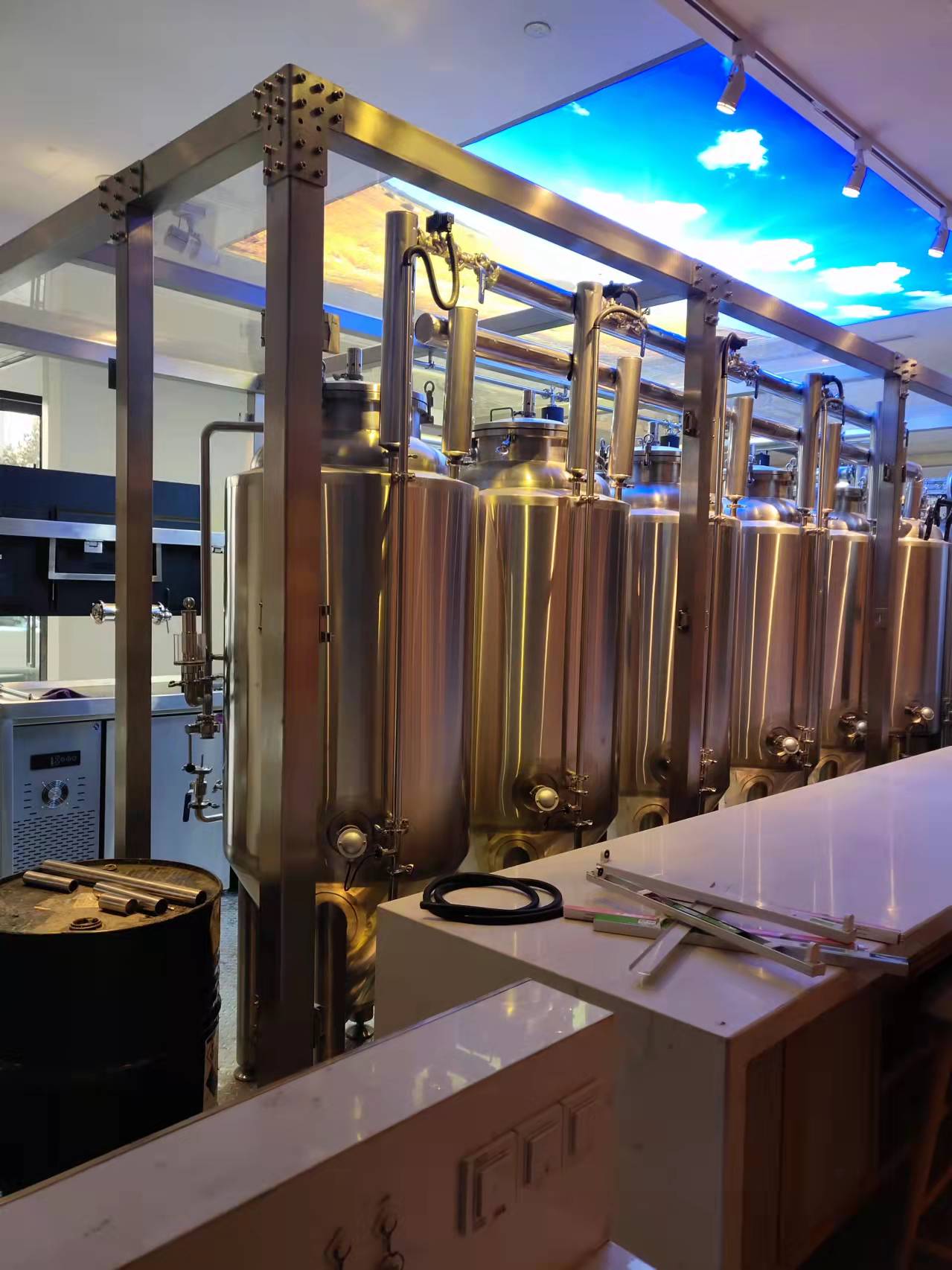 酒吧精酿啤酒设备500升啤酒设备北京自酿啤酒设备
