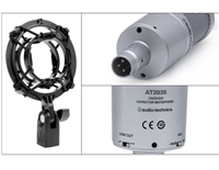 铁三角AT2035电容麦克风录音棚设备套装 录制直播手机话筒生产厂家